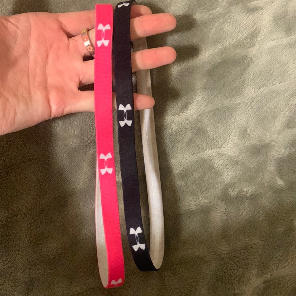 Under Armour Headbands Pink and Black